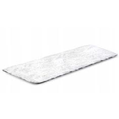 KOMFORTHOME Mäkký huňatý protišmykový koberec 80x300 cm Farba biela