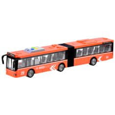 BB-Shop Dlhý kĺbový AUTOBUS 44cm svetelný ZA3833