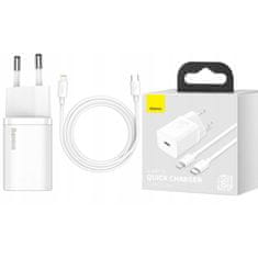 BASEUS Baseus Apple Lightning, USB typu C na sieťovú nabíjačku Apple 3000 mA 20 V