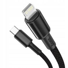 BASEUS Baseus Cafule Cable heavy duty nylonový kábel USB typu C PD Lightning 18W 1m