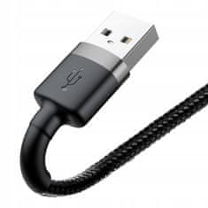 BASEUS USB - Apple Lightning kábel Baseus Cafule Cable 1 0,5 m čierny