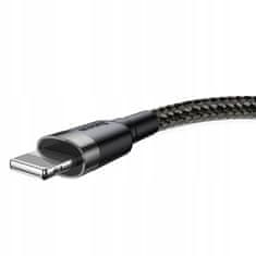 BASEUS USB - Apple Lightning kábel Baseus Cafule Cable 1 0,5 m čierny