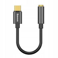 BASEUS Adapter Baseus L54 USB-C na Jack 3,5mm czarny