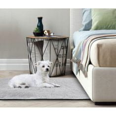 KOMFORTHOME Mäkký protišmykový koberec Rabbit 120x160 cm Farba Light Grey