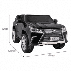 Lexus Elektrické auto Lexus LX570, lakované, 3 farby