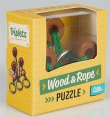 Albi Wood & Rope puzzle - Triplets