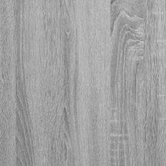 Petromila vidaXL Vysoká skrinka sivý dub sonoma 80x35x180 cm kompozitné drevo