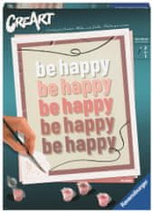 Ravensburger CreArt Buď šťastný: Be happy