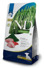 Farmina N&D dog SPIRULINA (GF) puppy mini, lamb granule pre psy 2kg