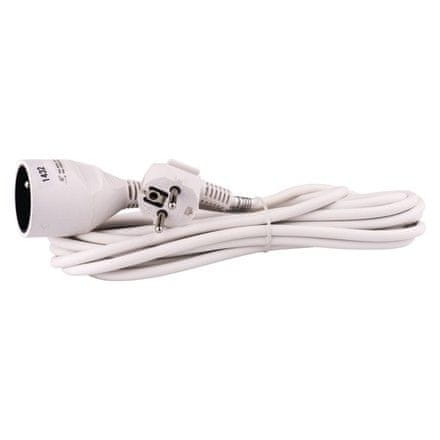 EMOS Prodlužovací kabel P0115 Prodlužovací kabel spojka 5m, bílý