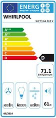 Whirlpool Vestavný odsavač par WCT3 64 FLB X