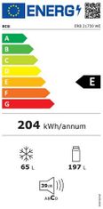 ECG Kombinovaná chladnička ERB 21730 WE