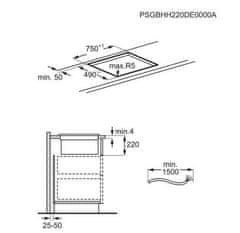 AEG Indukční varná deska Mastery ComboHob CCE84543FB