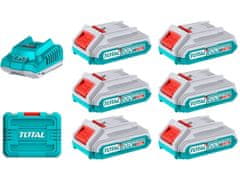 Total Sada baterií a nabíječky TFBCLI2062, 20V Li-ion, 2000mAh, industrial
