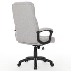 Autronic Kancelářská židle Židle kancelářská, šedá látka, plastový kříž (KA-Y388 SIL2)