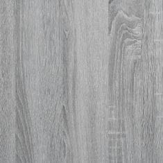 Vidaxl Vysoká skrinka sivá sonoma 60x35x180 cm kompozitné drevo