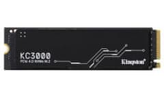 Kingston KC3000 2TB SSD (2048GB) / NVMe M.2 PCIe Gen4 / Interný / M.2 2280 / chladič