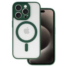 TopQ  Akrylové farebné puzdro Magsafe pre Iphone 15 green