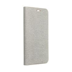 MobilMajak Puzdro / obal na Samsung Galaxy A35 5G strieborný - kniha LUNA Book