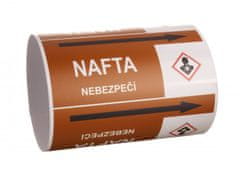 Traiva Páska na značenie potrubia Signus M25 - NAFTA Samolepka 130 x 100 mm, délka 1,5 m, Kód: 26086