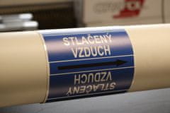 Traiva Páska na značenie potrubia Signus M25 - STLAČENÝ VZDUCH Samolepka 130 X 100 mm, délka 1,5 m, Kód: 25829