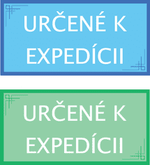 Traiva Určené na expedíciu - tabuľky Plast 200 x 100 mm tl. 0.5 mm - zelená - Kód: 30865