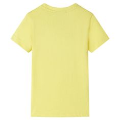 Vidaxl Detské tričko žlté 92