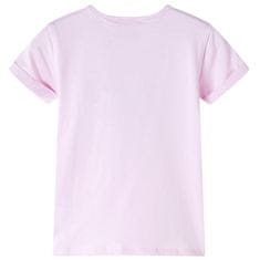 Vidaxl Detské tričko mäkké ružové 92