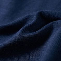 Vidaxl Detské tričko s dlhými rukávmi námornícke modré 92