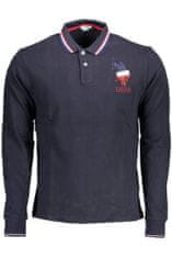 U.S. POLO ASSN.  Štýlová Pánska Polokošeľa Modrá Farba: Modrá, Veľkosť: 2XL