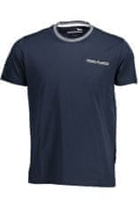 Harmont & Blaine  Perfektné Pánske Tričko Krátky Rukáv Modrá Farba: Modrá, Veľkosť: XL