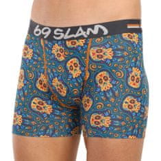 69 SLAM Pánske boxerky fit bamboo hamsa hand gilbert (MPBHHD-BB) - veľkosť M