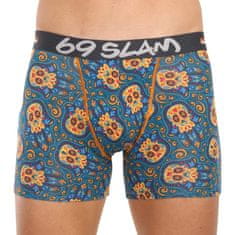 69 SLAM Pánske boxerky fit bamboo hamsa hand gilbert (MPBHHD-BB) - veľkosť L