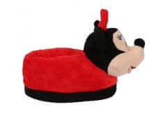 Disney DISNEY Minnie Mouse - Mäkké, teplé slipovacie papuče pre dievčatá s 3D motívom. 23-24 EU