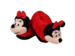 Disney DISNEY Minnie Mouse - Mäkké, teplé slipovacie papuče pre dievčatá s 3D motívom. 23-24 EU