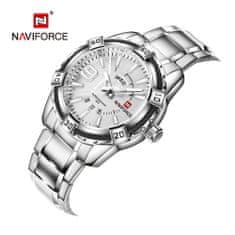 Smart Plus Luxusný pánsky hodinky NAVIFORCE NF9117 - Elegantná zliatina puzdra s nerezovým remienkom, 44mm ciferník