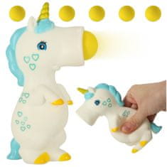 KIK KX4519 Pištoľ na penové loptičky Unicorn Squish Gun pre streľbu s loptičkami