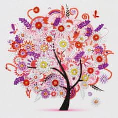 GFT Diamantové maľovanie špeciálne - ružový strom