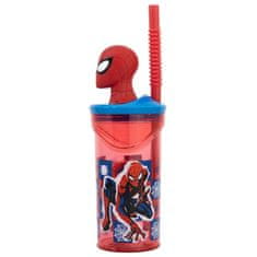 Stor Plastový 3D pohár s figúrkou Spiderman, 360ml, 74766