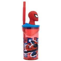 Stor Plastový 3D pohár s figúrkou Spiderman, 360ml, 74766