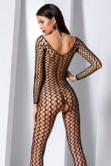 Passion Passion Bodystocking BS068 čierny sexy bodystocking s prestrihom