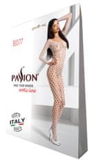 Passion Passion Bodystocking BS077 biely celotelový oblek sieťovaný