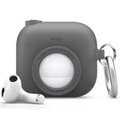 Elago Snapshot - Puzdro na pre AirPods 3 a AirTag, tmavosivé