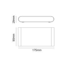 ACA ACA Lighting LED SMD vonkajšie nástenné svietidlo 11W 570LM 60d 230V AC 3.000K tmavá šedá CRI80 IP54 30.000hod LG2632G