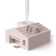 Elago Stojan Home Stand pre ceruzku Apple Pencil a akýkoľvek tabletový stylus, pieskovo ružový
