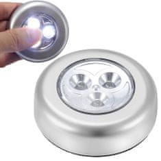 Sobex 3 LED samolepiace batériové dotykové svietidlo