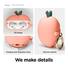 Elago Peach Case - silikónové puzdro pre AirPods Pro 2