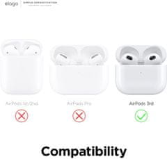 Elago Peach Case - silikónové puzdro pre AirPods 3, oranžové