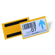 Durable Magnetické vrecko na dokumenty 150x67mm 50ks žlté