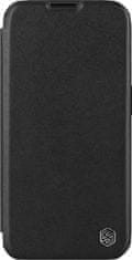 Noname Nillkin Qin Book PRO Plain Leather Pouzdro pro Apple iPhone 15 Pro Classic Black